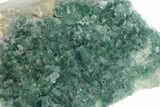 Green, Fluorescent, Cubic Fluorite Crystals - Madagascar #221158-1